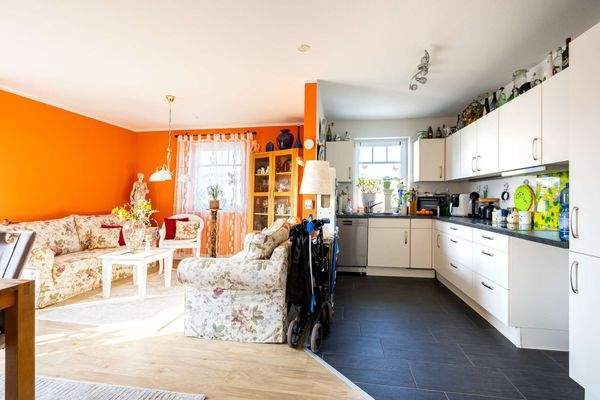 Küche und Essbereich