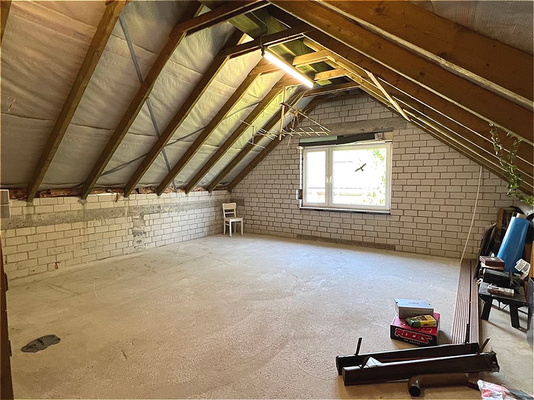 Dachboden Garage (Ausbaureserve)