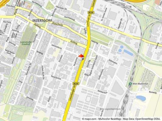 Geolyzer Kartenausschnitt