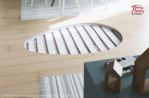 Inklusivausstattung Fussbodenheizung