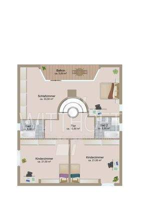 Grundriss Obergeschoss