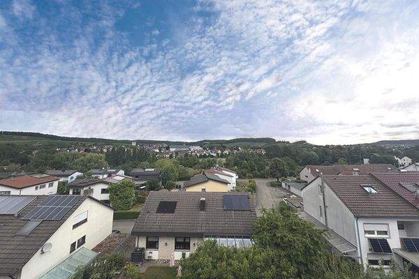 Panoramablick der Dachloggia