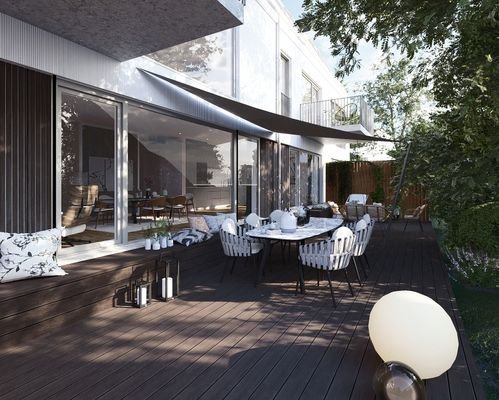 Garten mit Terrasse
