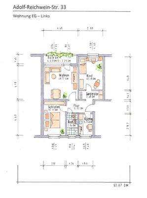 Grundriss- bunt A-D-R-Str. 33 links