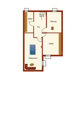 Keller mit Hobbyraum