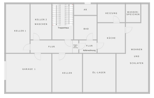 Grundriss Keller