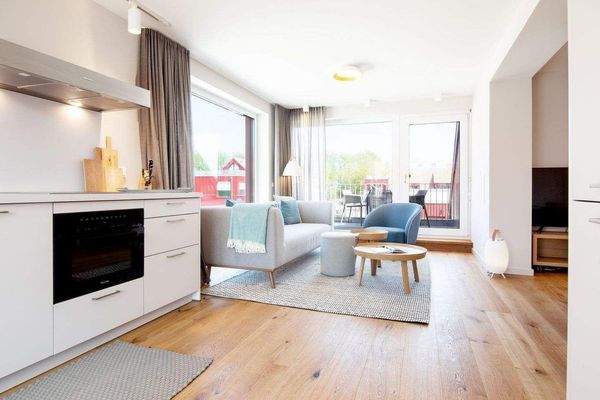 Wohnbereich und Küche