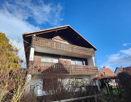 Ansicht Balkone Süd-West