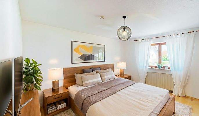 Einrichtungsbeispiel Schlafzimmer