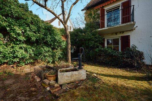 Objektansicht mit Garten 