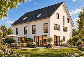 Doppelhaus Inchenhofen Visualisierung
