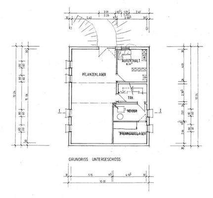 Untergeschoss Grundriss