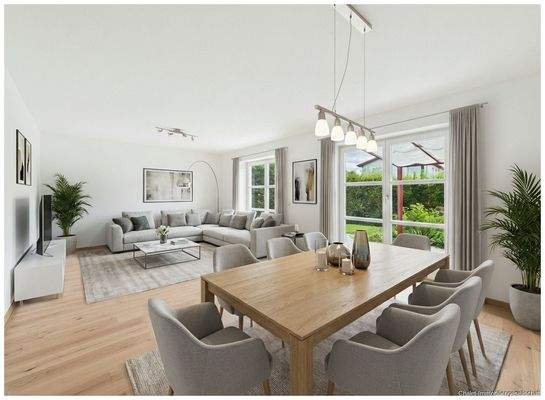 Sanierungs-Einrichtungsvorschlag Wohnzimmer