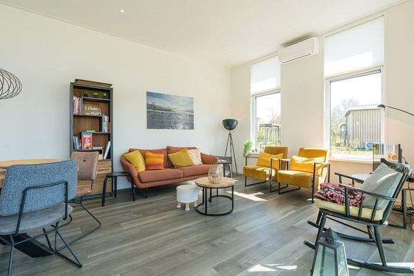 Luxe Woonkamer Duinvilla Schouwen Duin Extra Hoog 