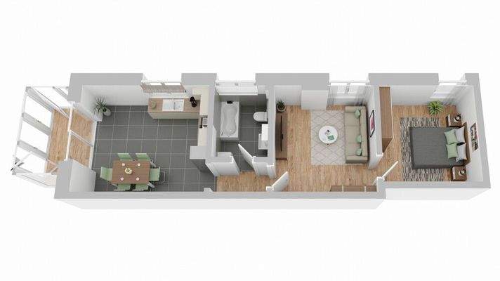 Grundriss ETW EG links (vermietet)