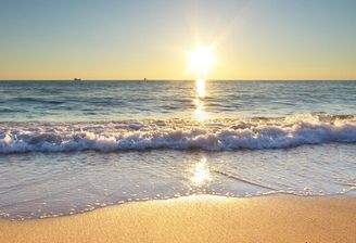 Sonnenuntergang am Meer