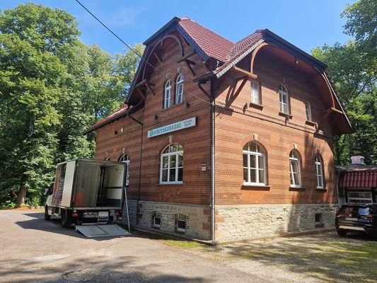 Seitenansicht zum Carport