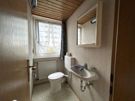 WC im Dachgeschoss