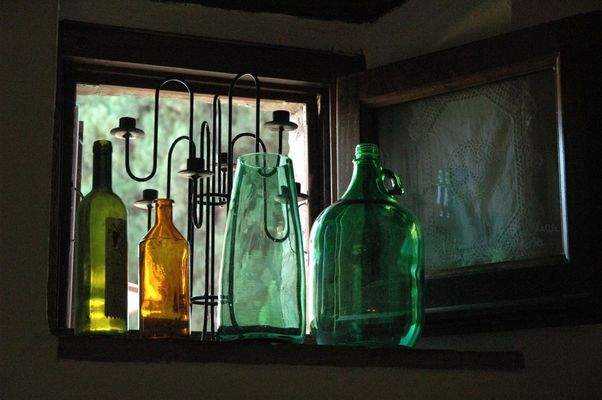 Große Küche Küchenfensterchen