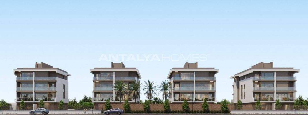 Mountain View Apartments with Communal Pool in Antalya Konyaalti