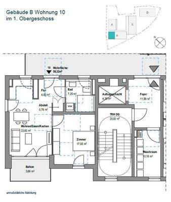 Grundriss Wohnung 10
