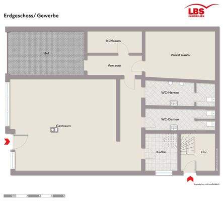 Grundriss EG-Gewerbeflächen