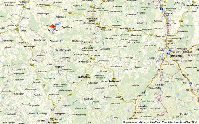 Geolyzer Kartenausschnitt