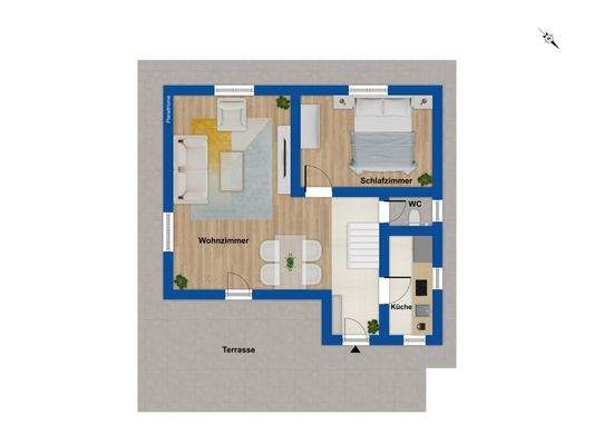 Grundriss - Erdgeschoss