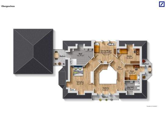 Grundriss Obergeschoss