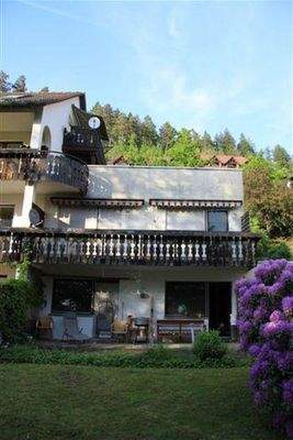 Rückseite des Hauses - links