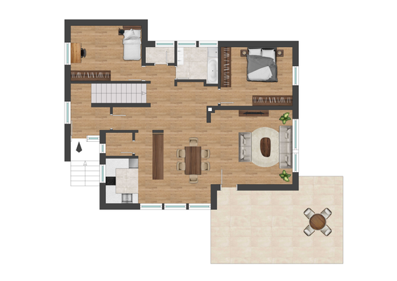 Grundriss - Erdgeschoss