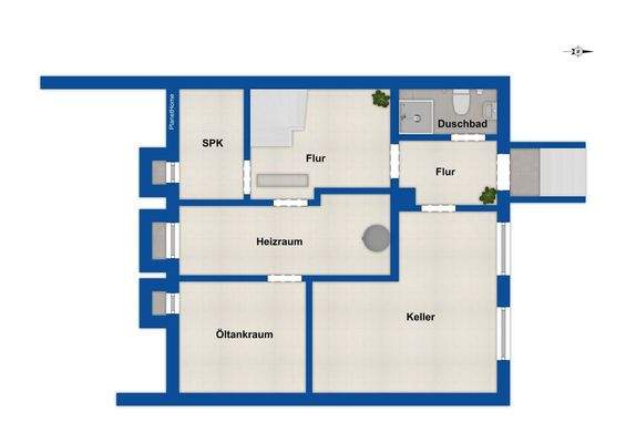 Grundriss Kellergeschoss