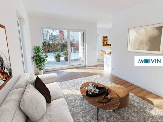 Ansicht I: Wohn- und Essbereich