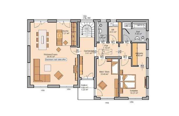 Grundriss Erdgeschoss