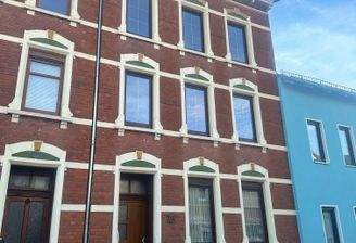 Straßenansicht Klinkerfassade