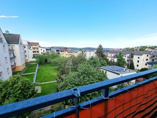 Ausblick vom Balkon