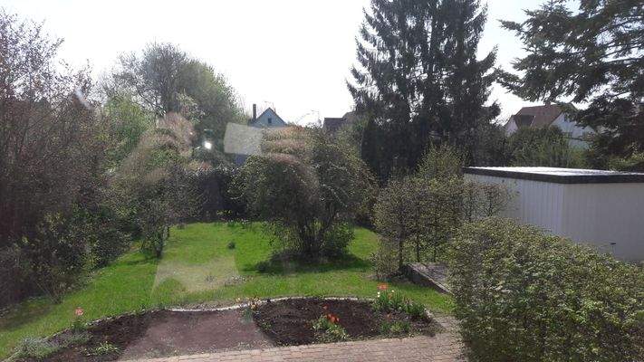 Blick zum Garten WE Erdgeschoss