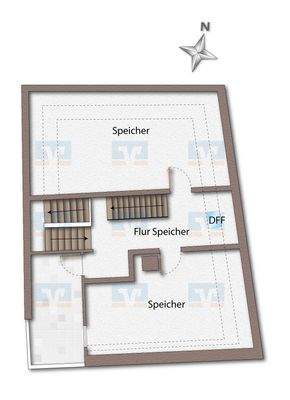 Dachgeschoss Vorderhaus