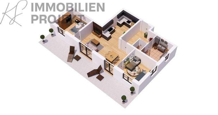 Untergeshoss Perspective View