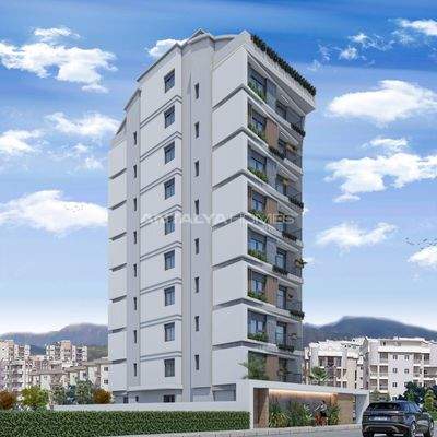 Flats with Parking Lot and Smart Home System in Antalya