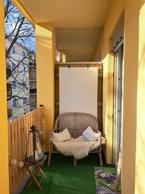 nochmals gemütlicher Balkon