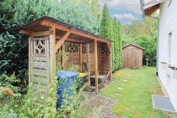 Hauseingang Richtung Garten