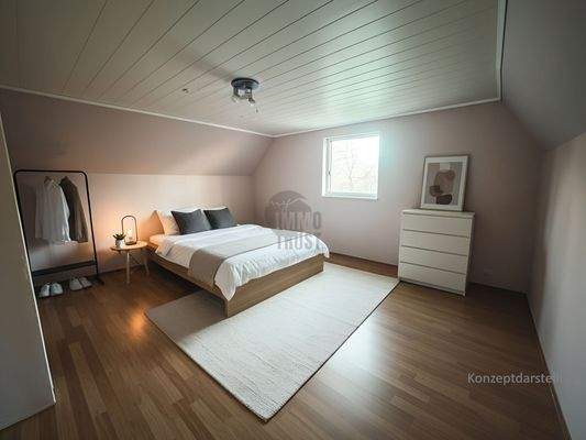 Schlafzimmer Konzeptdarstellung