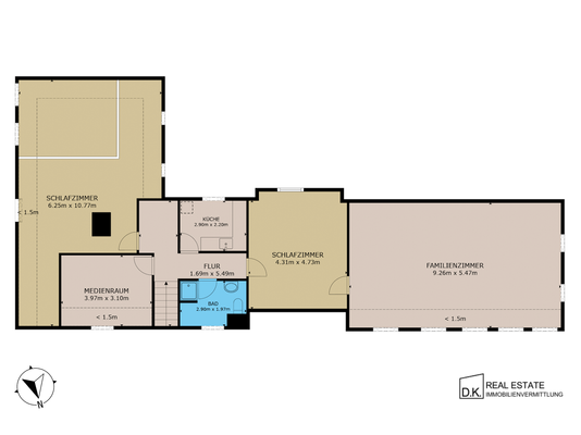 Grundriss Dachgeschoss