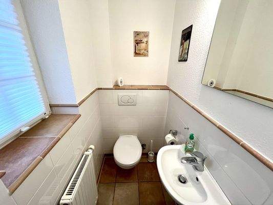 Gäste-WC im Erdgeschoss