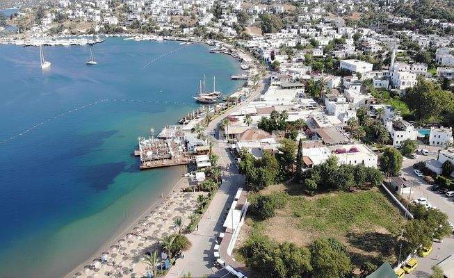Sea View Detached House with Spacious Terrace in Bodrum
