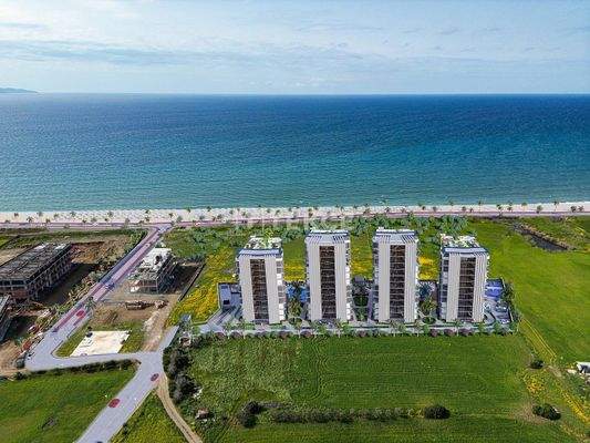 Seafront Apartments in a Complex in North Cyprus Gaziveren