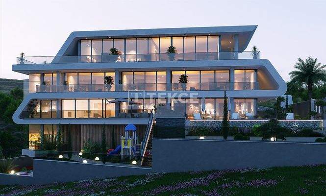 Sea-View Stylish Detached Villa with Private Pool in Alanya