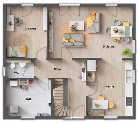 Variante Arbeitszimmer