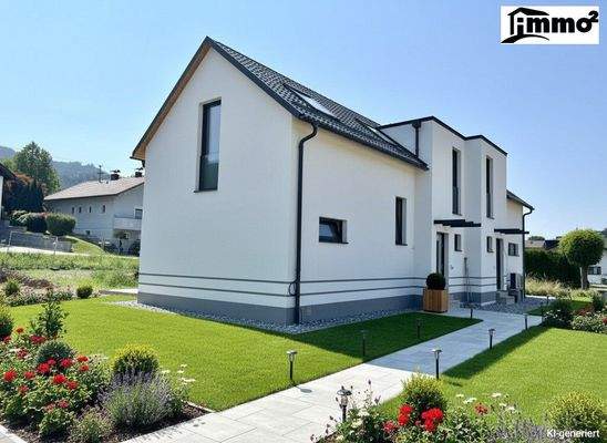 Musterhaus A direkt daneben